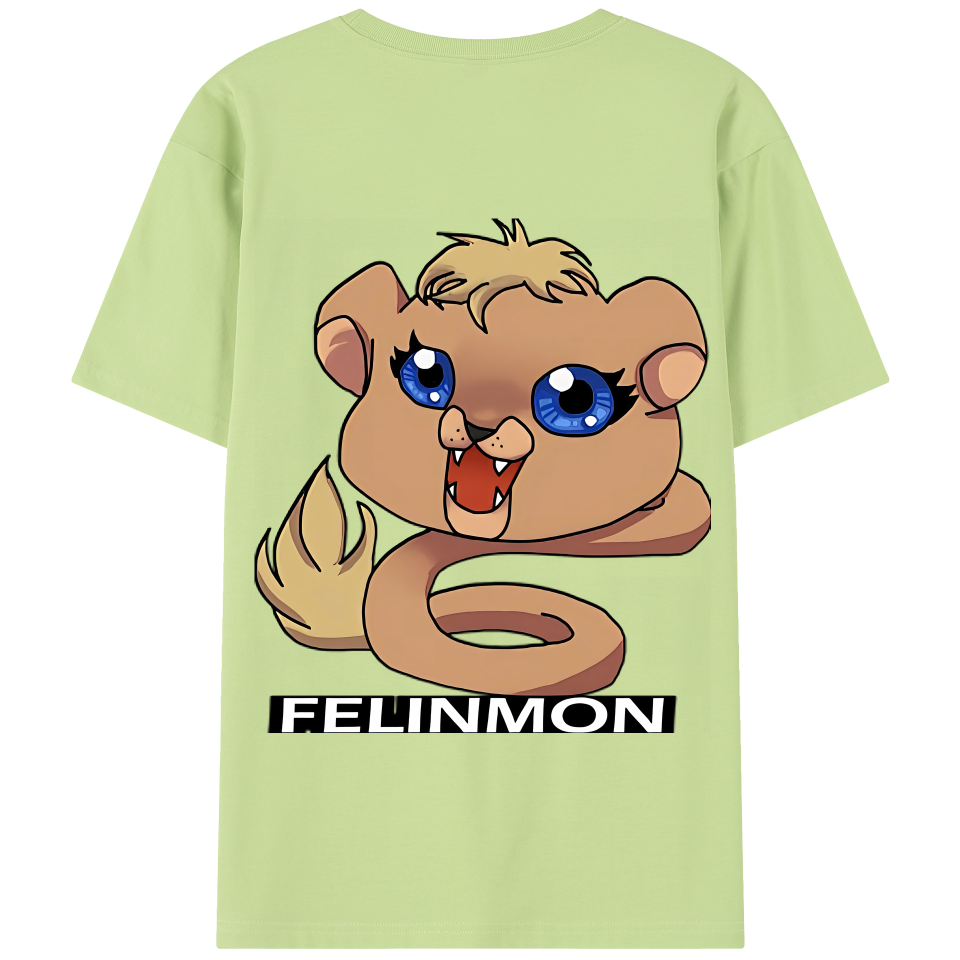 （画像用） Digimon デジタルモンスター/デジモン 綿100％半袖Tシャツ（背面プリント）